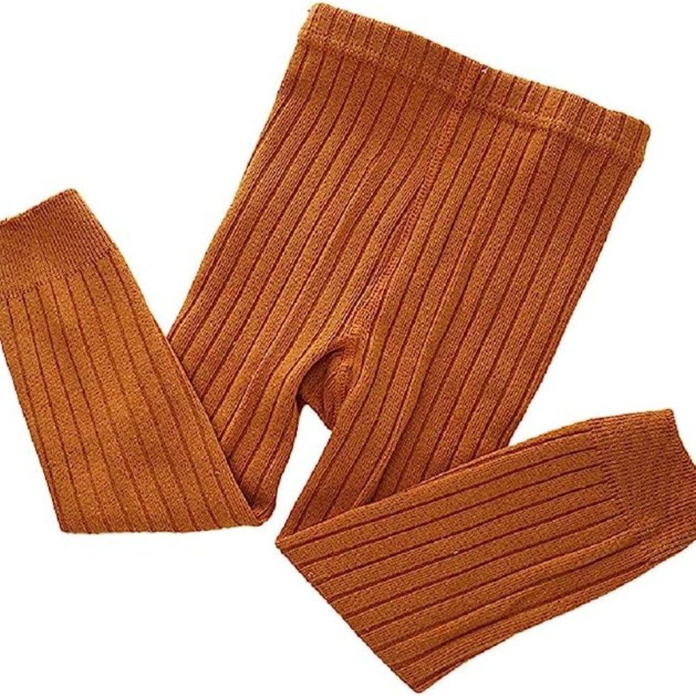 Toddler Baby Kids Girls Cotton Knit Footless Tight Leggings Bottom Pants